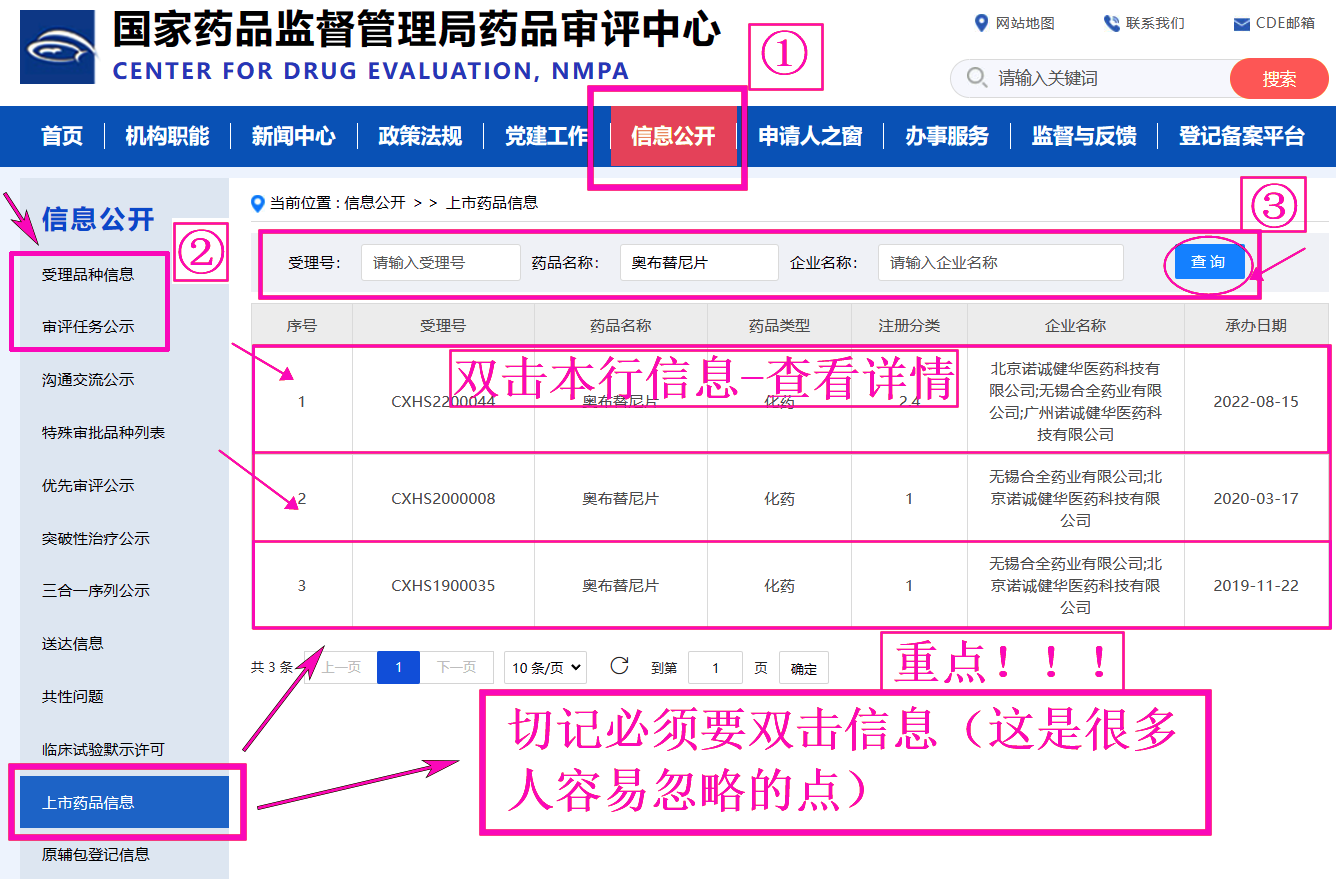 药品注册申报-受理审批-审评进度查询方法<实用收藏>