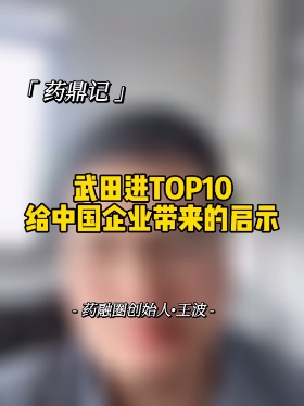 武田进TOP10给中国企业带来的启示