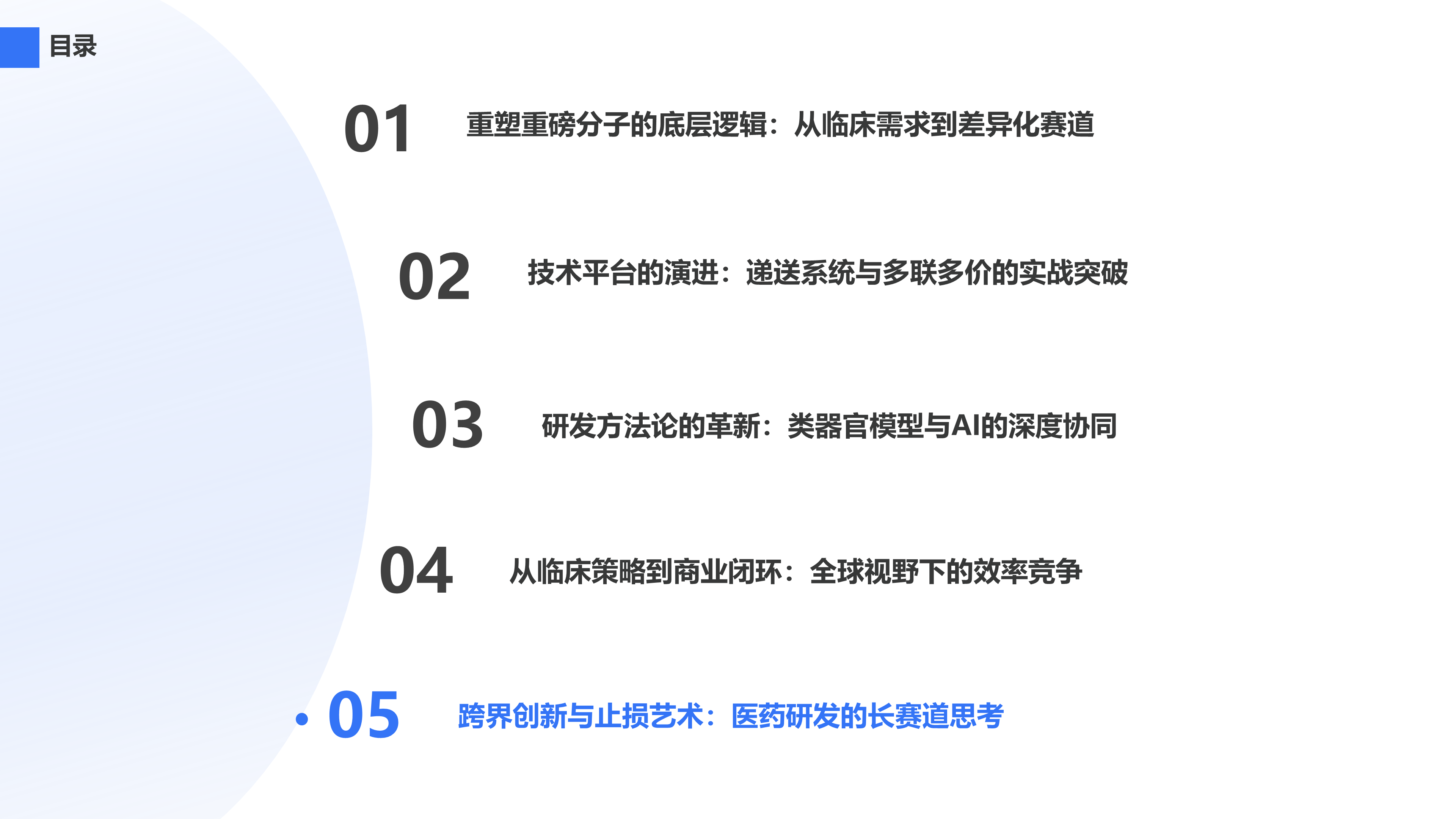 跨界创新与止损艺术：医药研发的长赛道思考