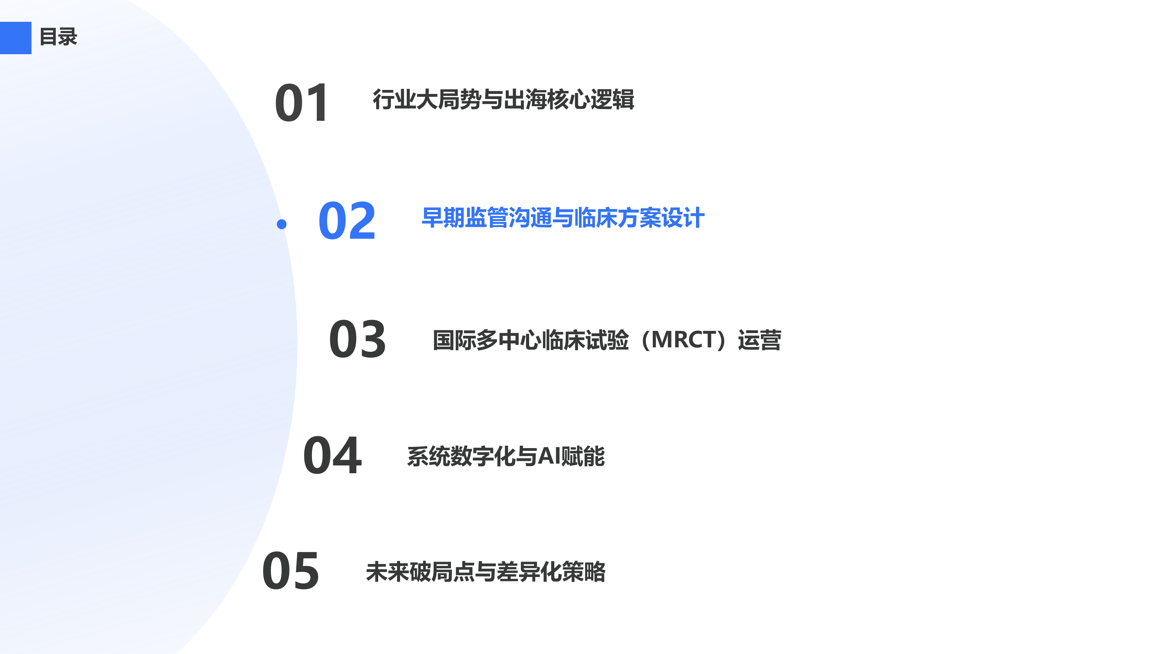 早期监管沟通与临床方案设计