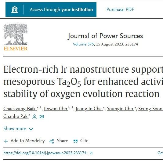 研究人员设计用于制氢的高效铱催化剂!